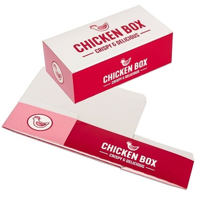 Fried Chicken Box – Sturdy & Stylish Packaging (21.5x12x8 cm) | Yalla Printing - Yalla Printing