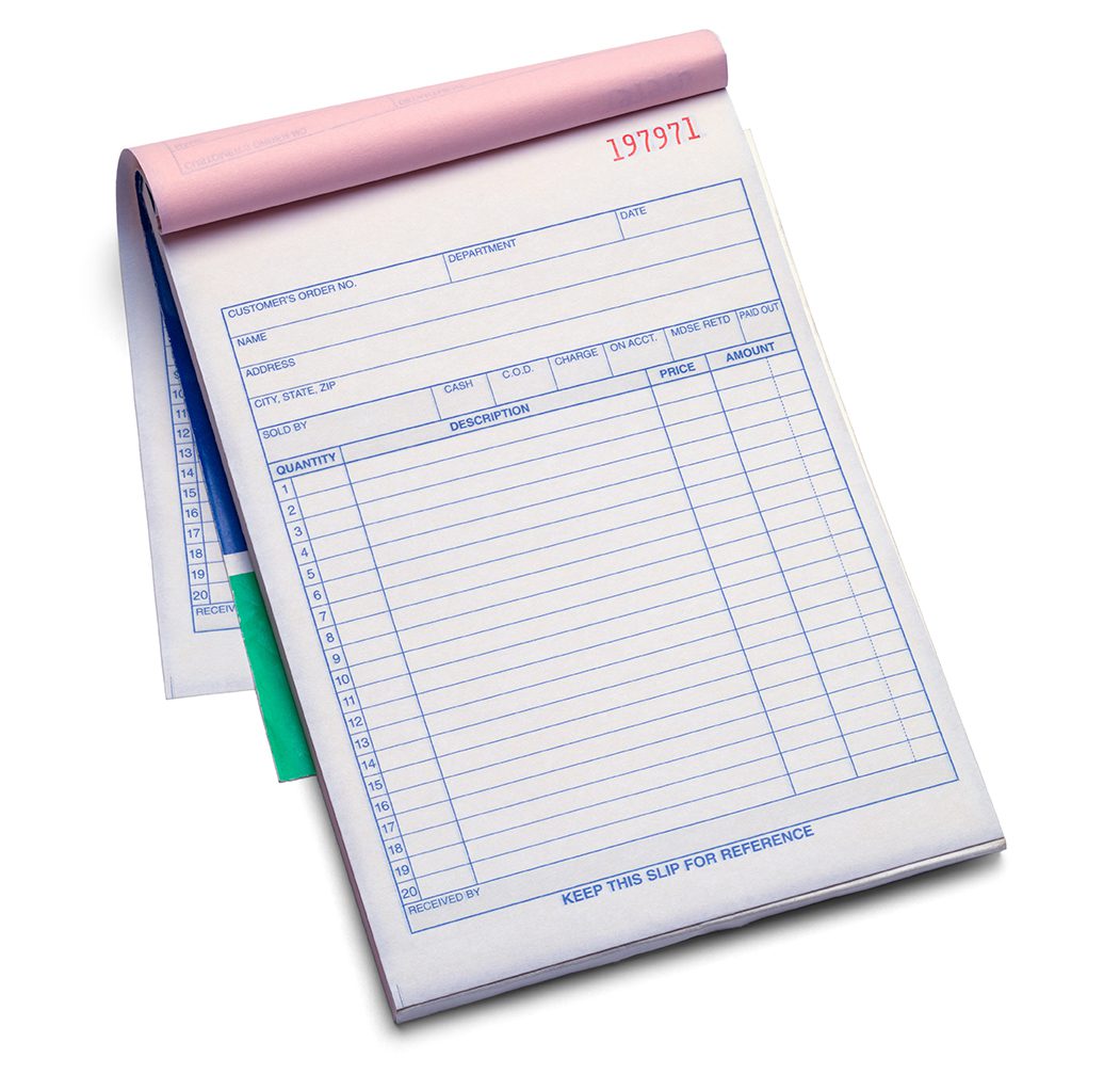 Custom A6 NCR Bill Books – Personalized Invoices, Duplicate Copy (1+1) | Yalla Printing - Yalla Printing