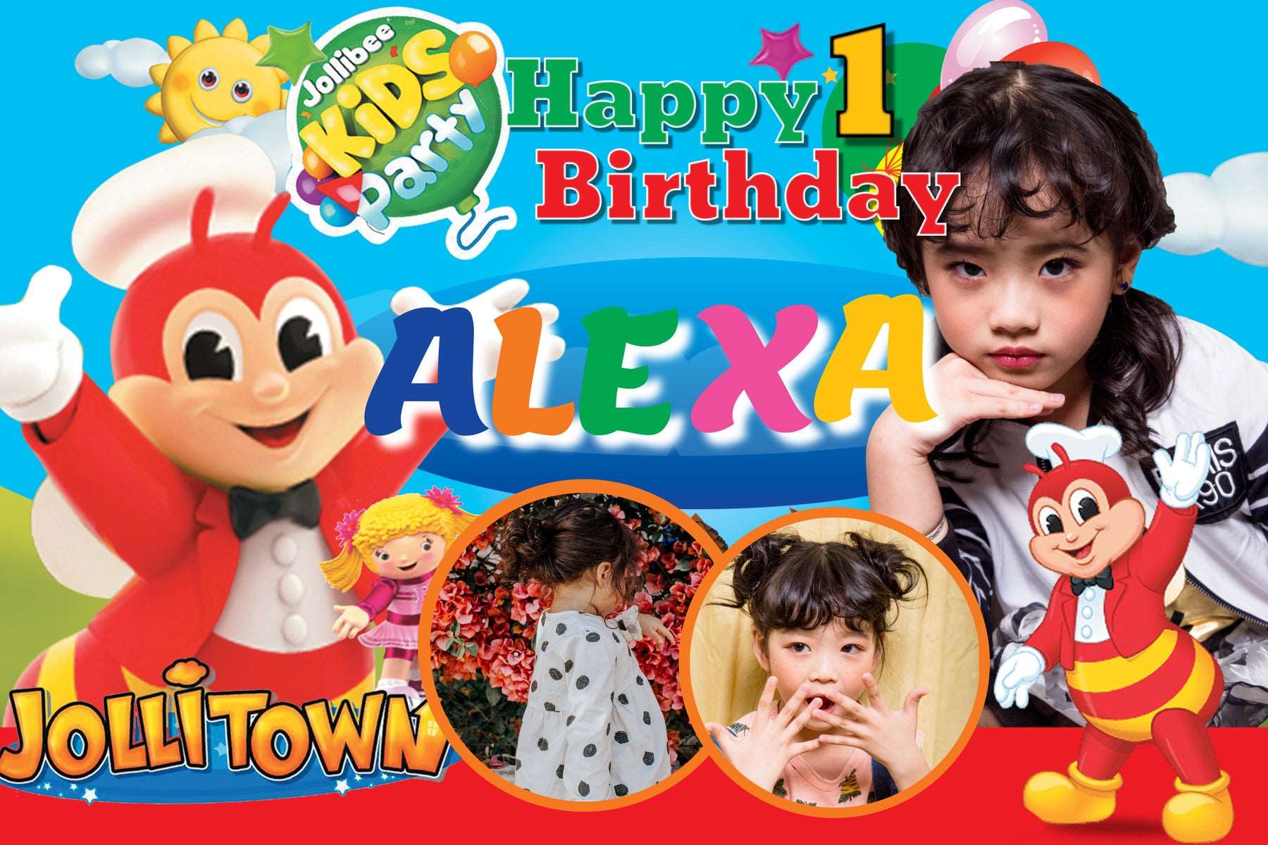 Jollibee Birthday Banner