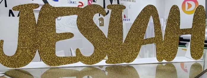 Custom Cut-Out Sign 1Mx1M - Personalized Decor for Events and Spaces - Yalla Printing