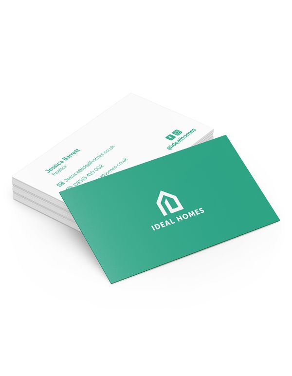 Matt Laminated Business Cards – 400 GSM, Double-Sided, Premium Quality | Free Design Services | Yalla Printing - Yalla Printing