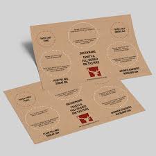 Tray Mat – 24x34 cm, 100 GSM Wood-Free Paper, 1-Sided Print | Yalla Printing - Yalla Printing