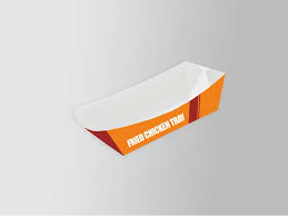 Fried Chicken Tray – Food Grade, 250 GSM, 4-Color, 1-Side Varnish (20x12x5 cm) | Yalla Printing - Yalla Printing