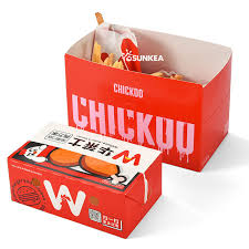 Fried Chicken Box  – Food Grade, 250 GSM, 4-Color, 1-Side Varnish (11x10x6 cm) | Yalla Printing - Yalla Printing