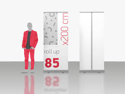 85cm x 200cm Roll-Up Banner - Portable and Professional Display Solution Custom Design - Yalla Printing